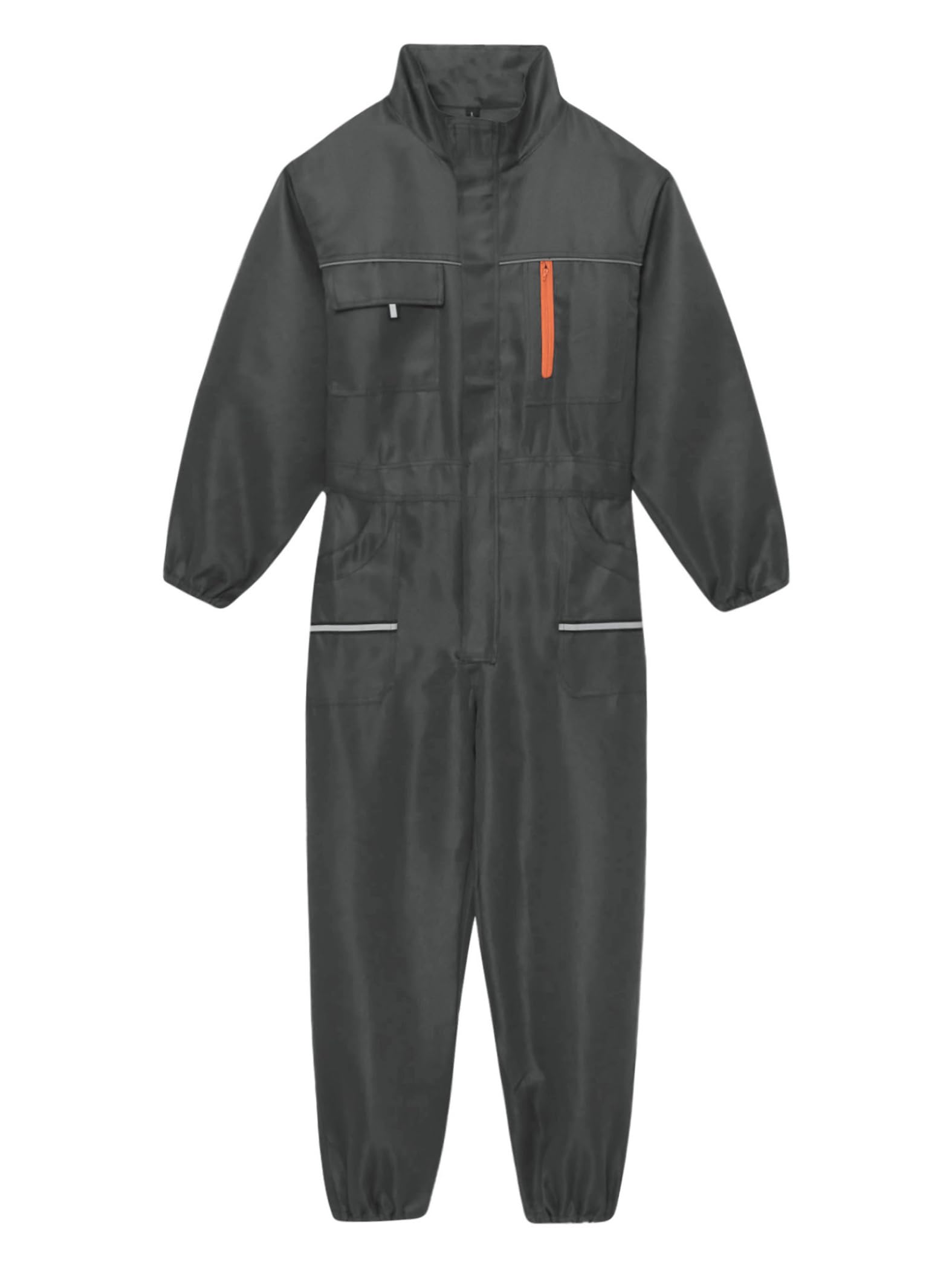 Combinaison De Travail Unisexe Pour Hommes Et Femmes Vêtements Professionnels Col Montant Costume De Travail En Coton Avec Fermeture Éclair Avant Et 5 Poches