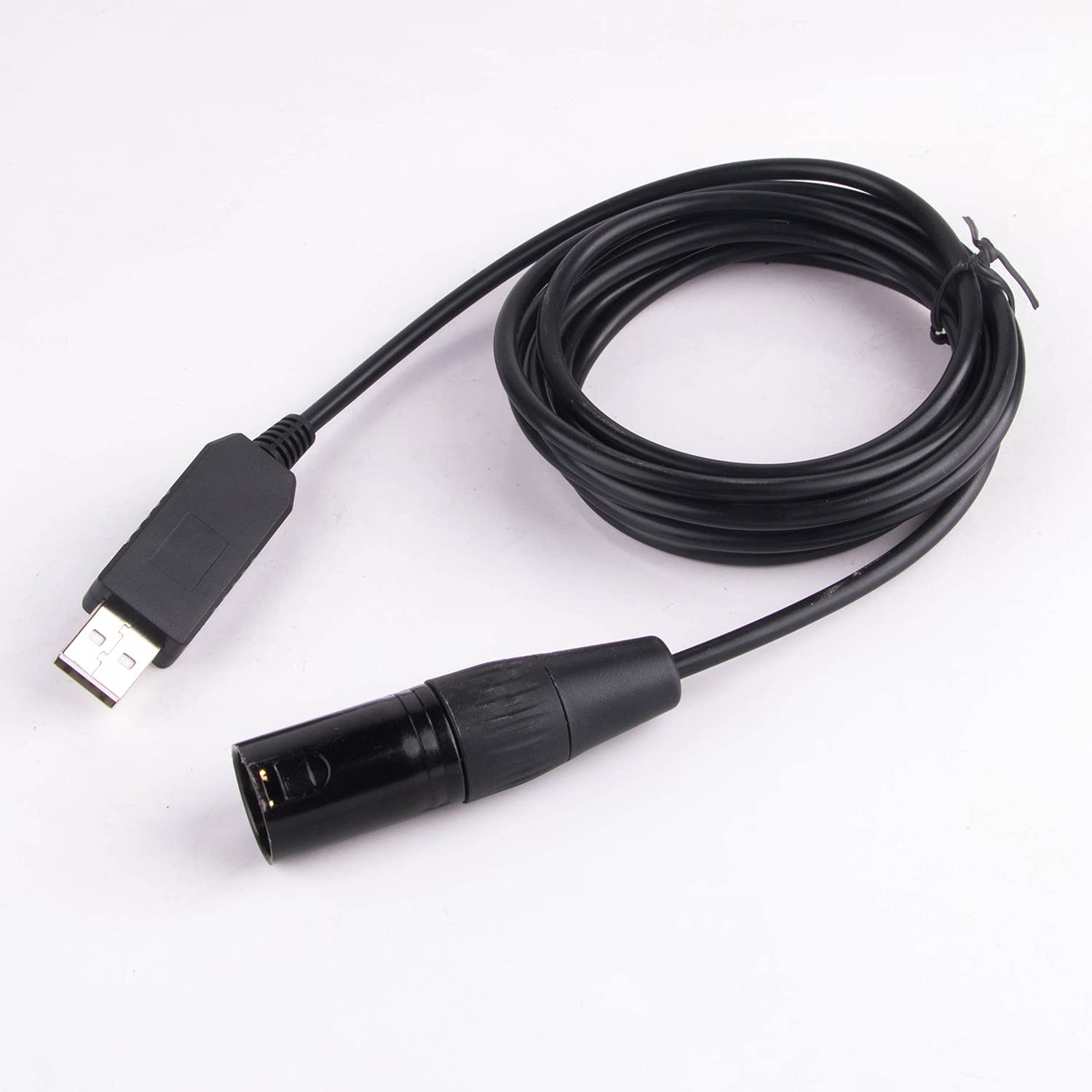 Cavo Adattatore USB A DMX Con Chip FT232RNL – Per Luci DMX512, Compatibile Con Freestyler/QLC+/Soundswitch