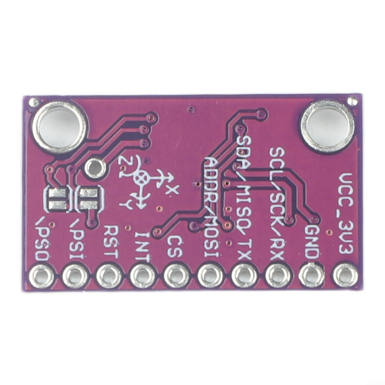 Module de capteur IMU BNO085 9DOF avec fusion de capteur, gyroscope à 9 axes, accéléromètre, puce faible puissance pour AR VR Robotics Motion Tracking, interface I2C UART