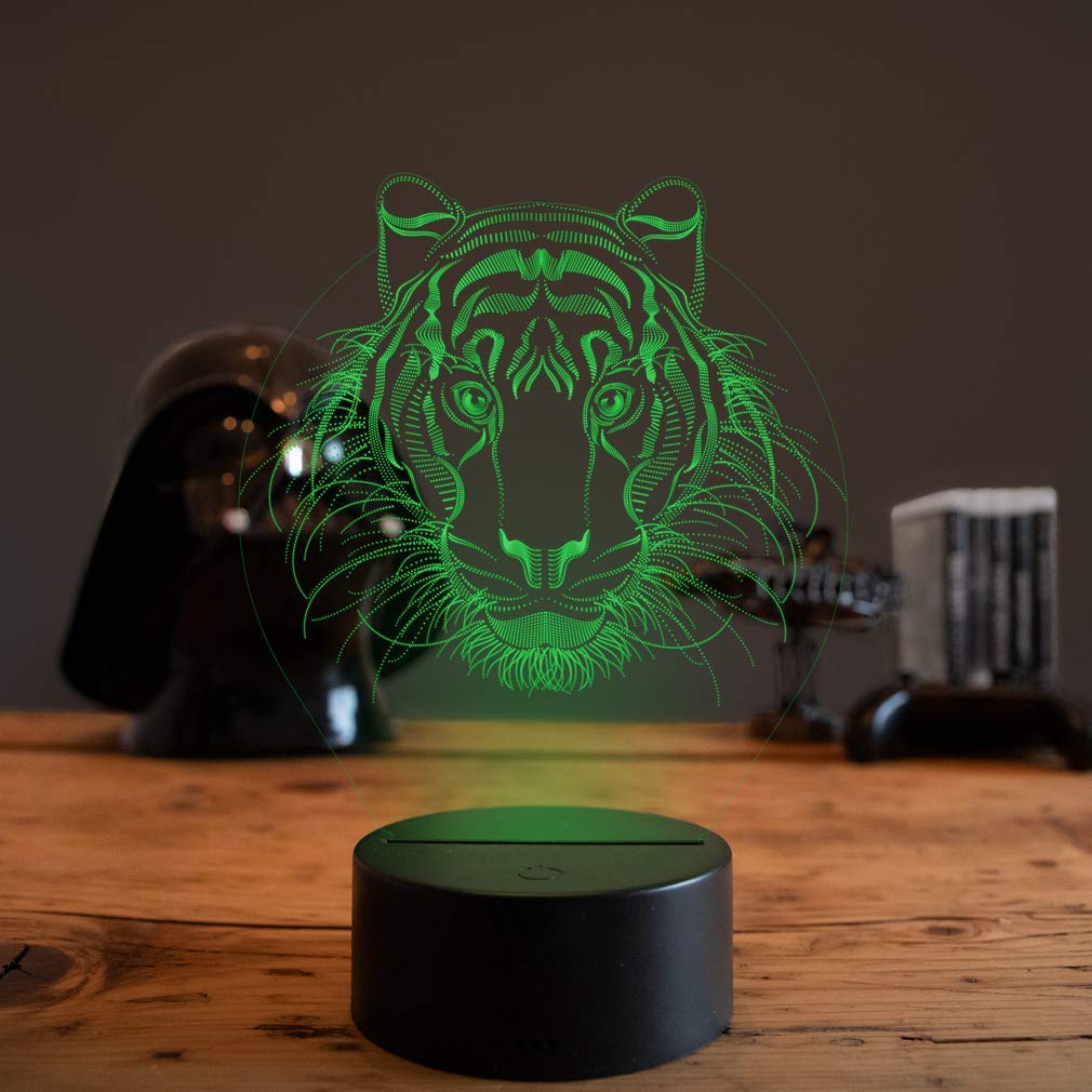 3D Panda LED Lampe – Mit Fernbedienung, 7/16 Farben, USB-Betrieb, Für Kinderzimmer & Deko