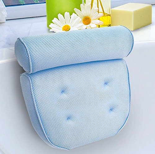 Kleeger Non Slip Home Spa Bath Pillow With Back And Neck...