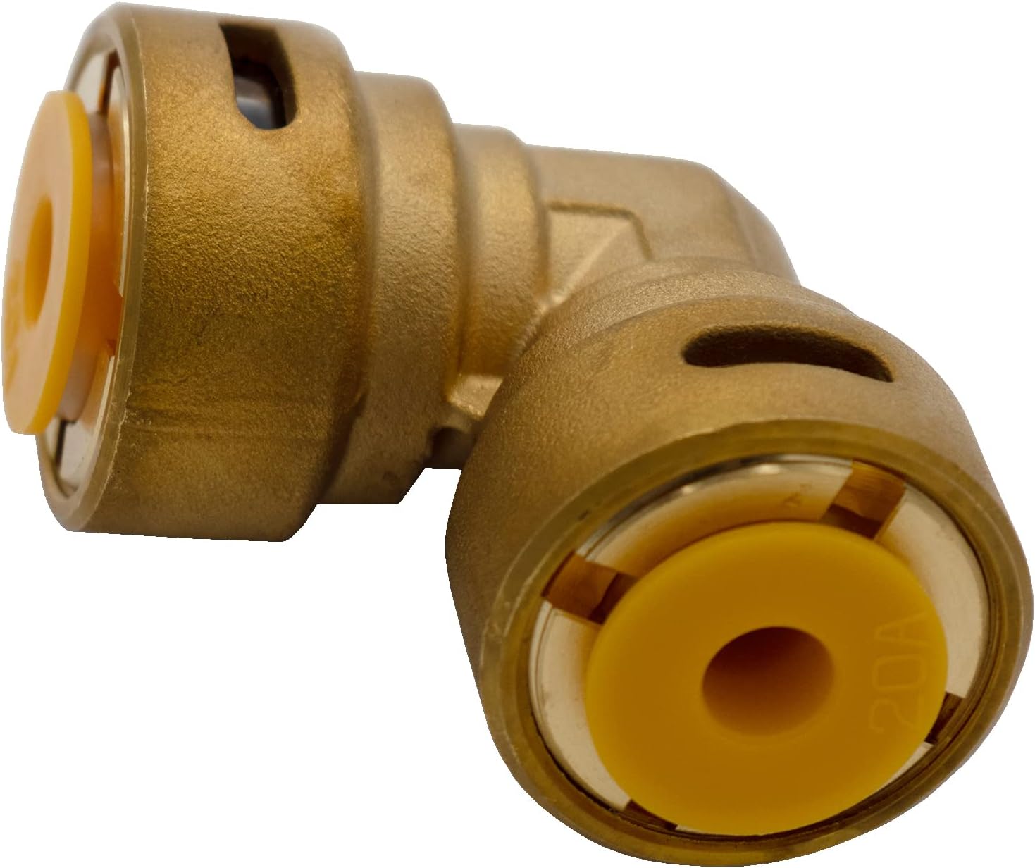 Supplying Demand SB1 3/4 Inch 90 Degree Elbow Quick Connect HVAC Brass Coupler Fitting