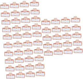 Didiseaon 150 Peças Cartões De Lugar Personalizados Cartões De Nome De Lugar De Casamento Para Barraca De Mesa Cartões De Sinal De Mesa De Casamento Cartões De Lugar De Natal Cartões De