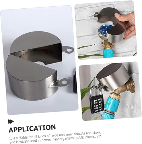 Miniatura 5 de Manguera para exterior, 1 juego de manguera para cerradura de combinación exterior, bloqueo de protección al aire libre, cerradura de protección al