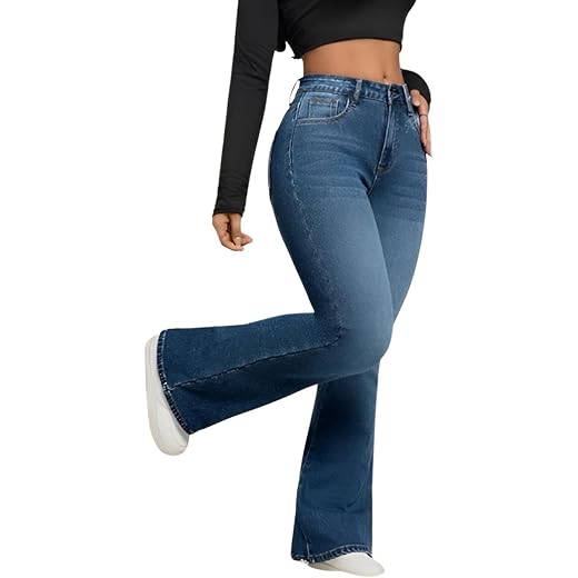 High Waist Flared Jeans 26-40
