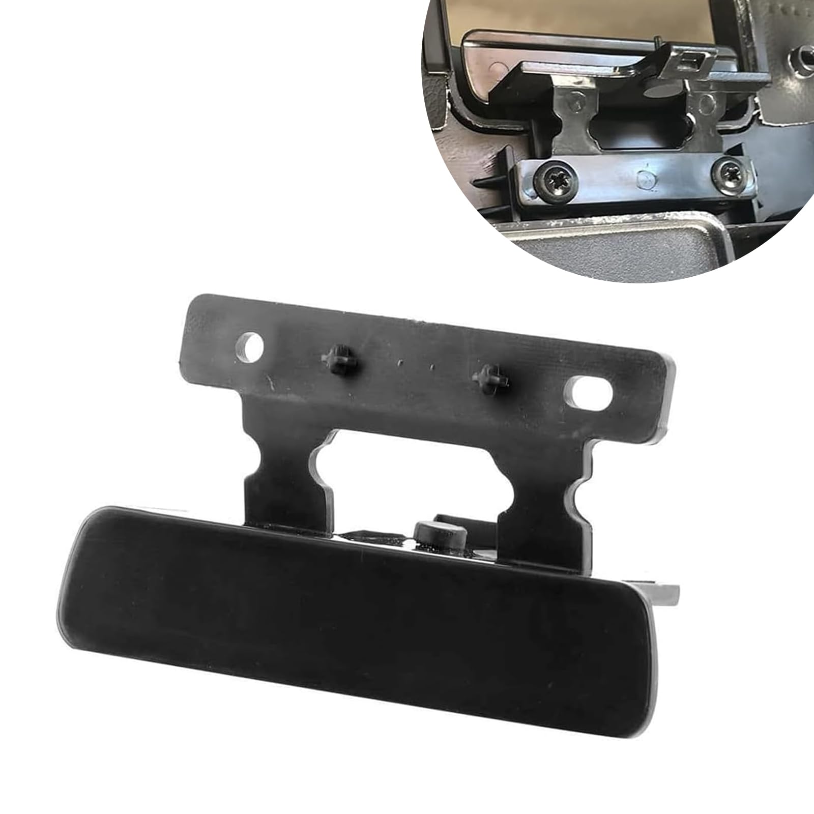 dawfall 1 PC Car Center Console Armrest Box Cover Modified Lock, Replaces OEM No. 20864151, 20864153, 20864154, 924810 Parts, Compatible with Silverado, Avalanche, Suburbanan, Sierra, Yukon (Black)