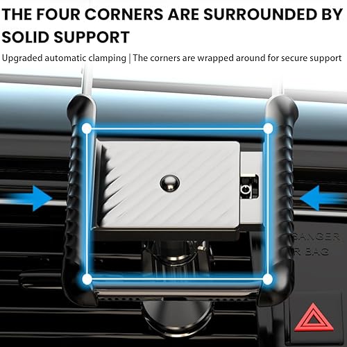Miniatura 6 de zipelo Car Phone Holder for Air Vent, Auto Cell Phone Memory Mount Cradle, Thick Cases Friendly, Universal Automobile Vent Hands Free Phone Holder,