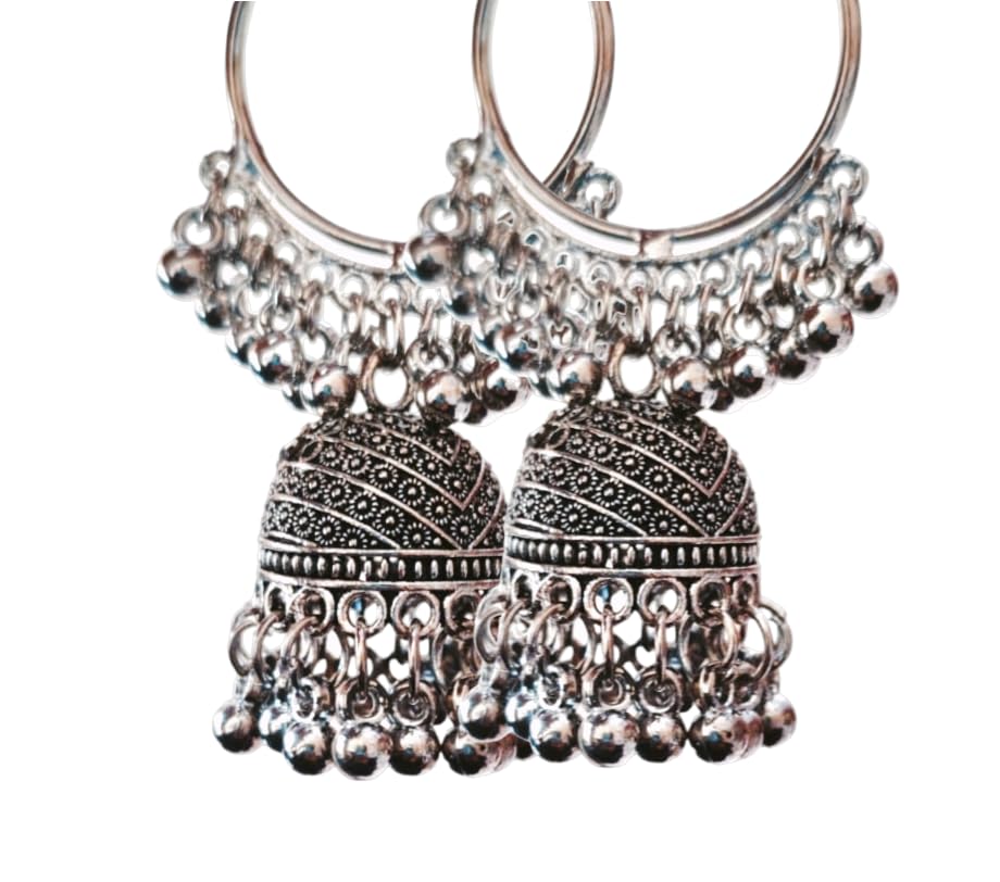 Swasti Mart Introducing long Oxidised earrings for your traditional look for women (bajh_oxi) (B0CD28W465) Amazon Price History, Amazon Price Tracker
