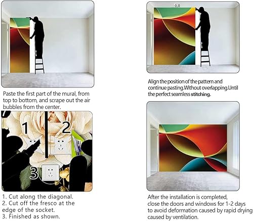 Miniatura 4 de Papel tapiz de tablero de abalorios pintable, papel abstracto para decoración de pared, decoración del hogar, versátil para varios espacios (59