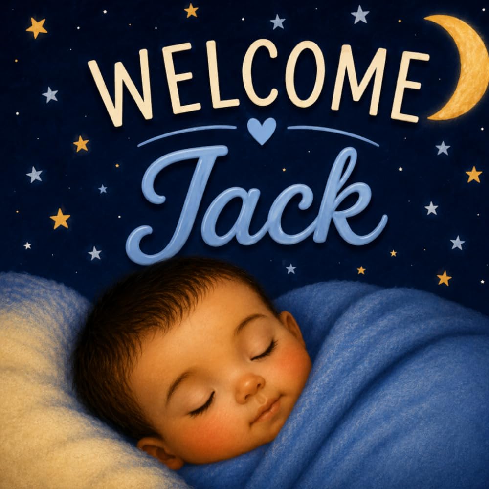 Welcome, Jack: A Personalized Baby Keepsake Book Celebrating Love, Family, and Your First Days Together (Three Hearts Baby Name Books (Jack))