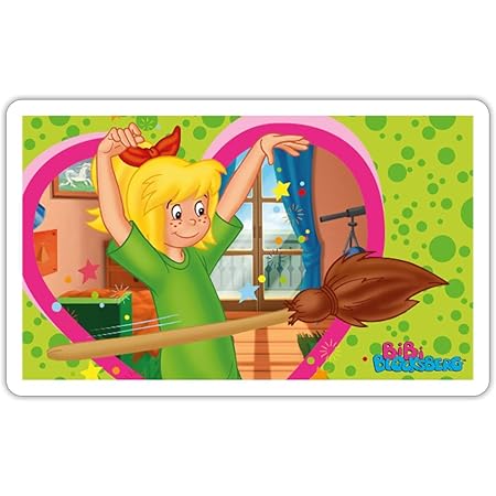 Spreadshirt Bibi Blocksberg Hext Mit Kartoffelbrei Sticker, One Size, Mattweiß