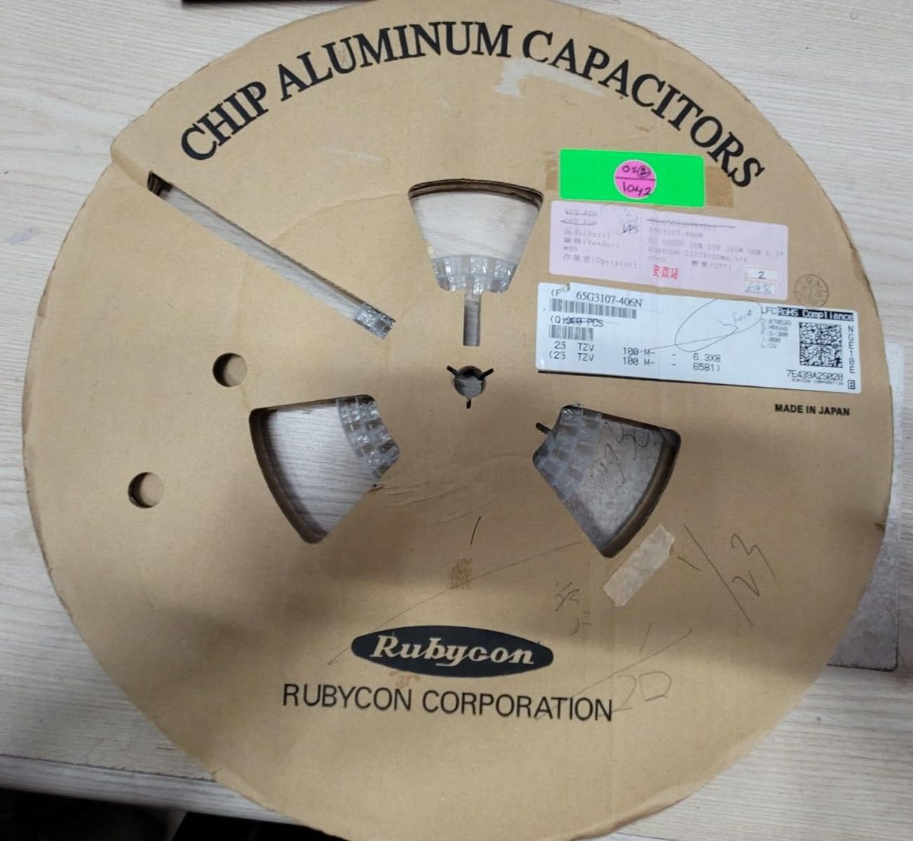 Generic (1 PC) 25TZV100M6.3X8 RUBYCON Compatible with CAP ALUM 100UF 20% 25V SMD