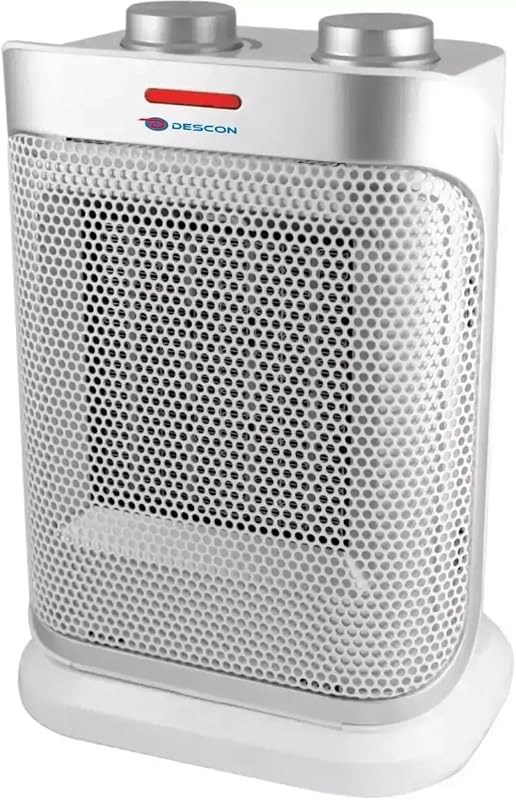 Dedra kerámia ventilátoros fűtőtest 1500W fehér, 3 fokozat, termosztát, kompakt
