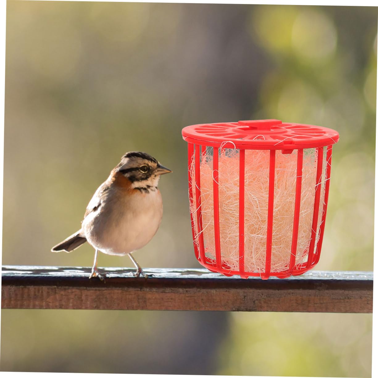 IWOWHERO 4pcs Bird Nesting Tool Pigeon Nest with Jute for Parrots Canaries More Easy to Install Breathable Washable Bird Nesting Bowls for Cages