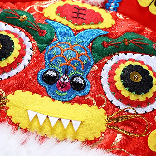 Handmade Kids Tiger Beanie Hat for Year of The Tiger, Winter Fleece Hat Boys Girls for Chinese New Year Spring Festival Gift3