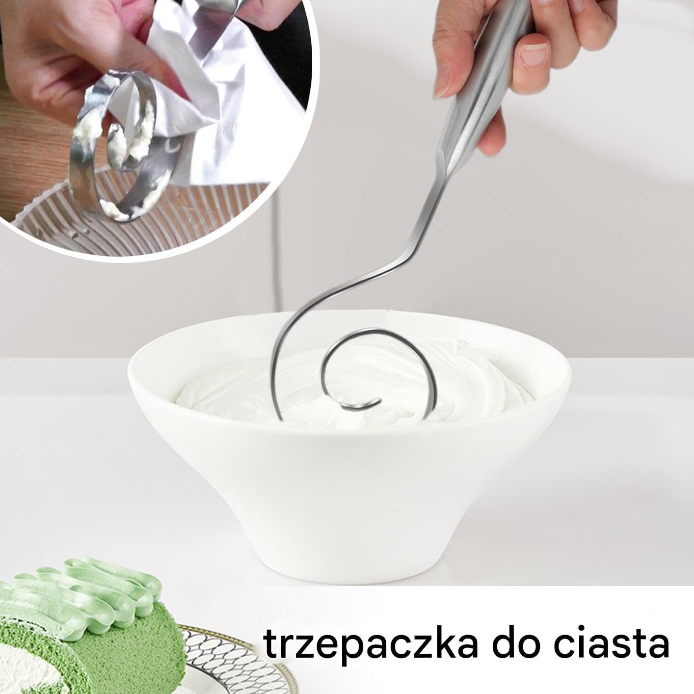CHIBK, chleb do chleba | Mikser manualny do gotowania chleba | Wielopoziomowe ciasto ze stali nierdzewnej