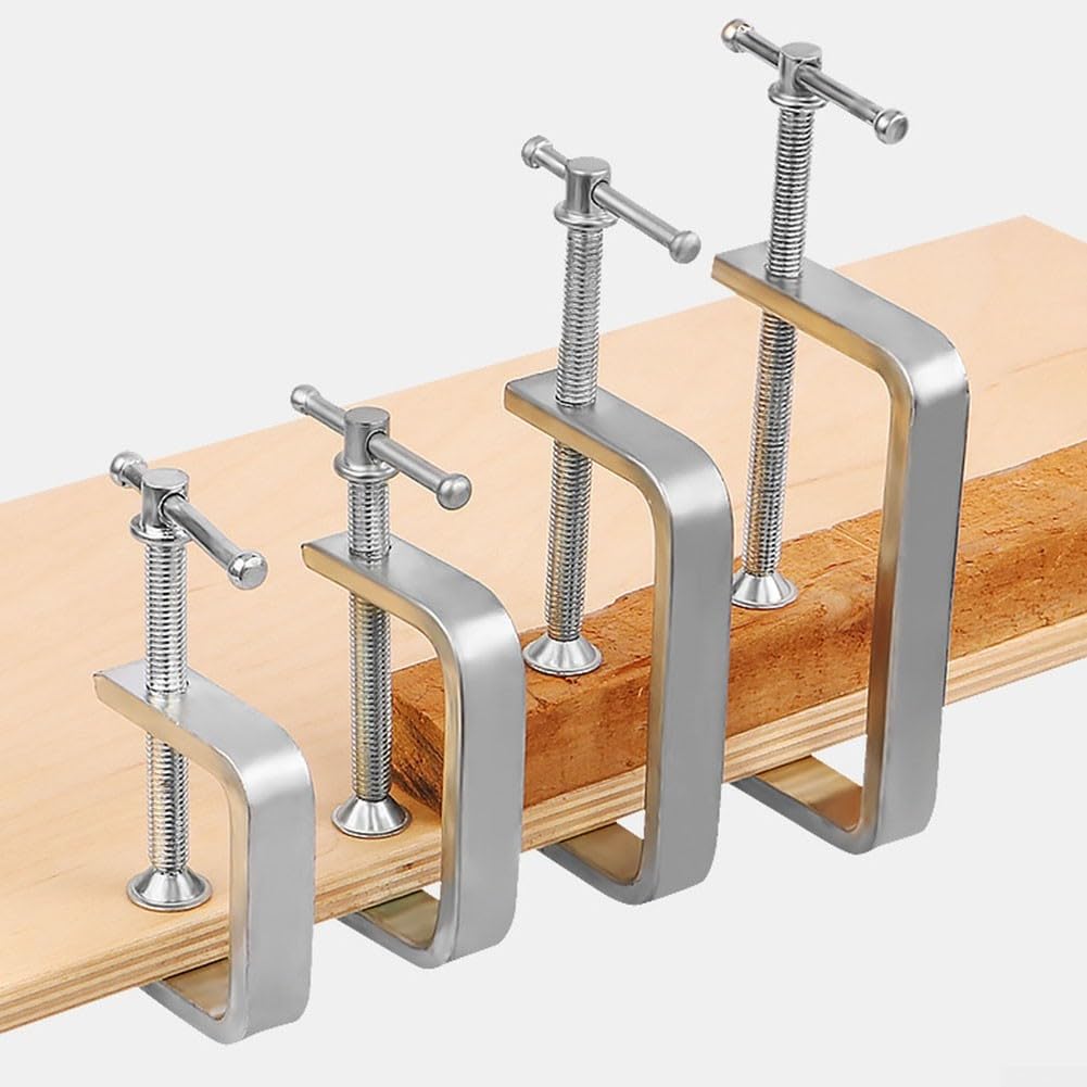 Lot De 2 Pinces En C, Pince De Fixation Pour Le Travail Du Bois, Plage D