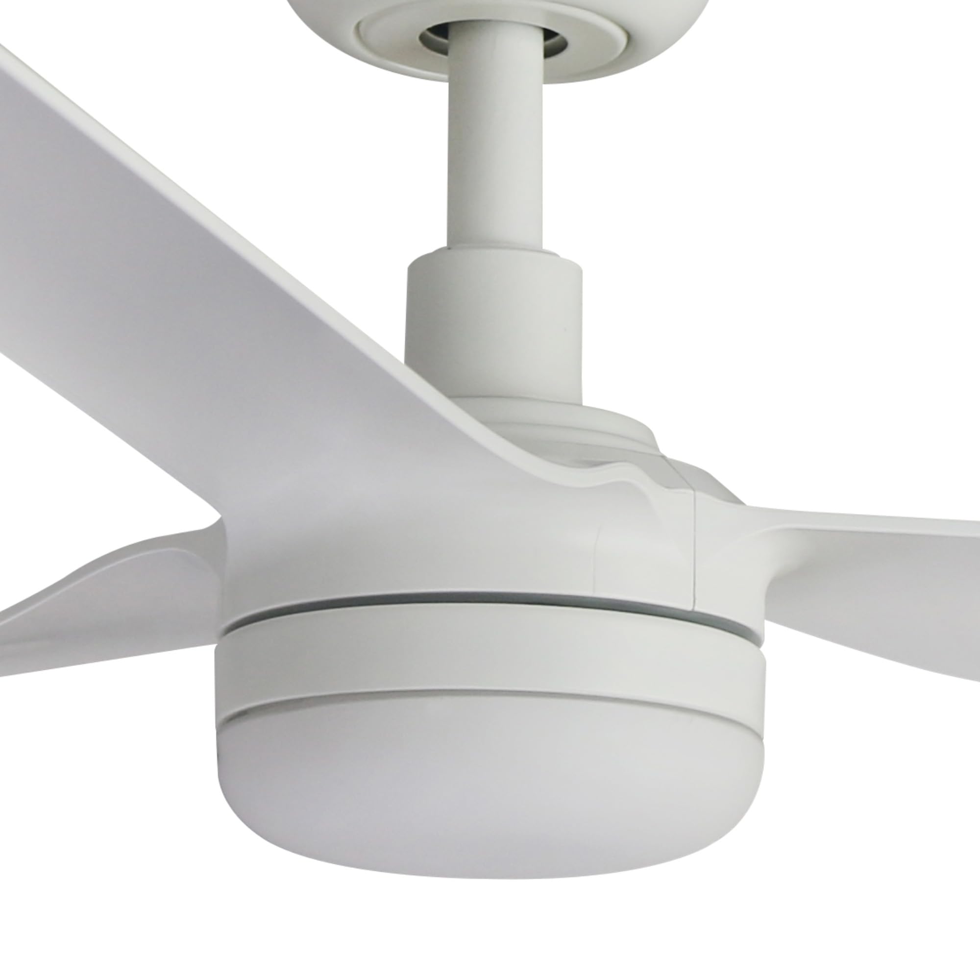 33814-20 PUNT LED Ventilatore da soffitto bianco con motore DC, Faro Barcelona