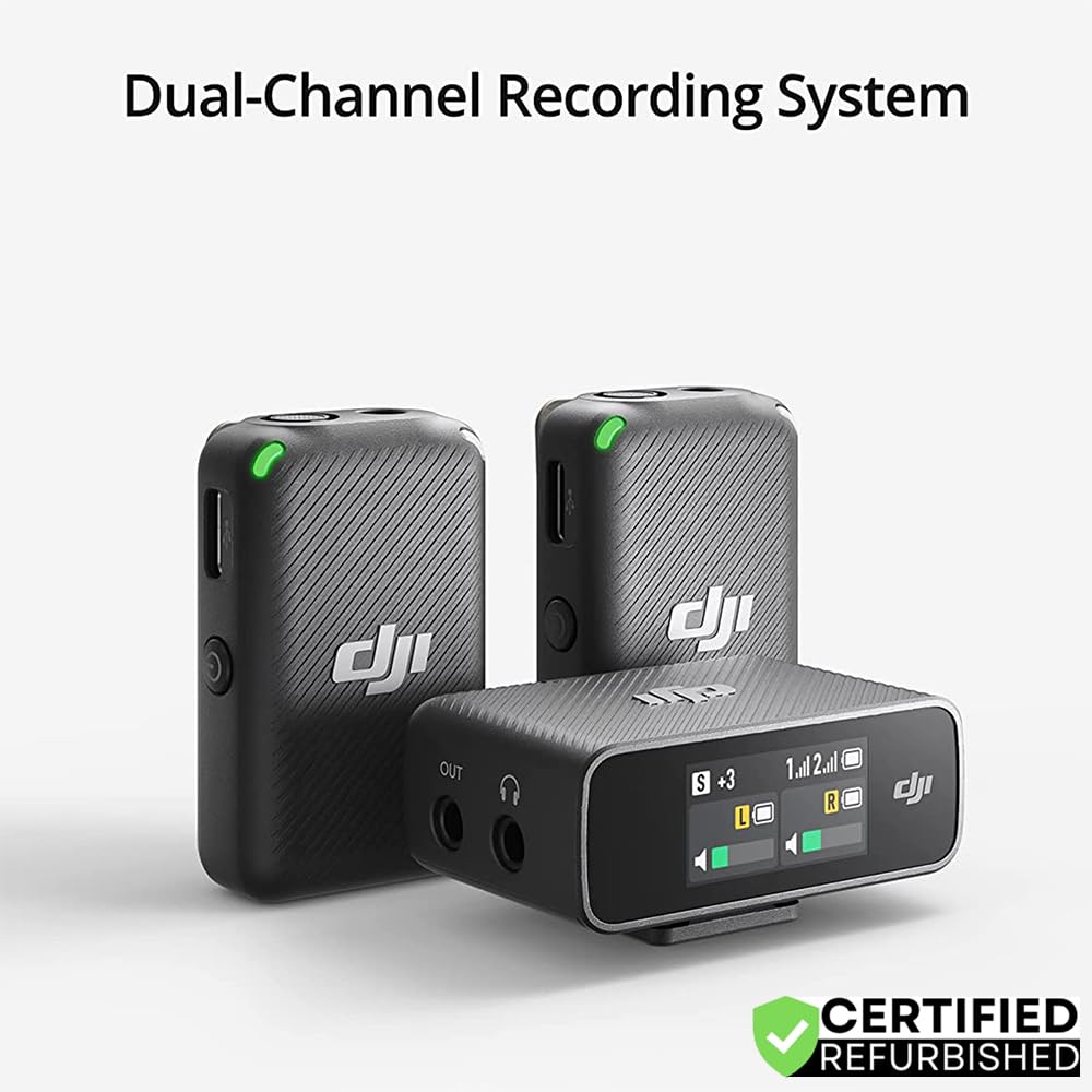 Amazon.com: DJI CP.RN.00000197.01 Mic Wireless Microphone System