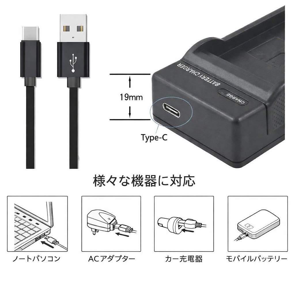 Amazon.co.jp: NB-11L 充電器ケーブル CB-2LF IXY キヤノン互換 USB