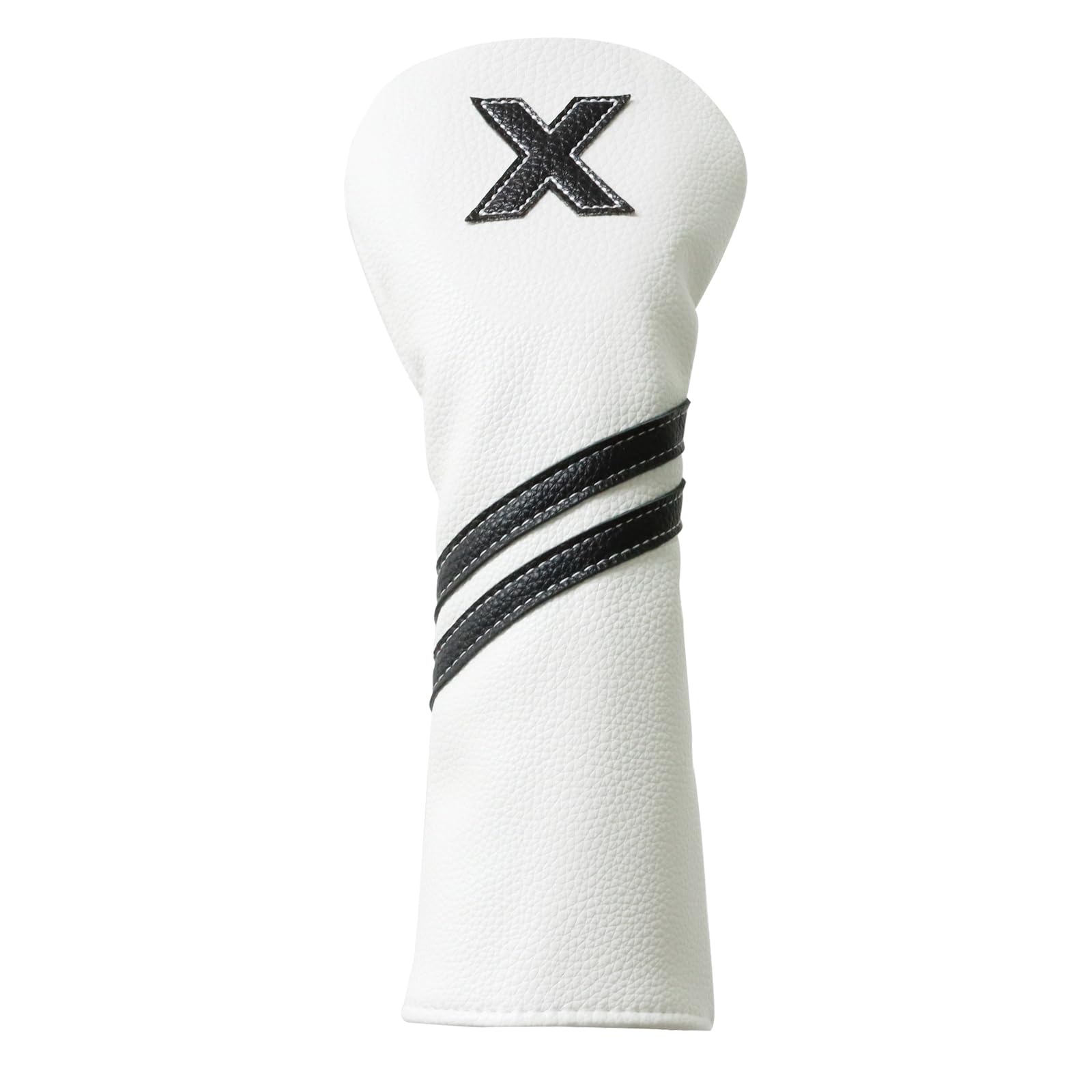 Golf Club Covers,4pcs or 1pc Golf Headcovers for Woods and Driver Fairway Hybrids Women Men - Premium PU Leather with Interchangeable Tags &amp; Magnetic Blade and Mallet Putter Covers