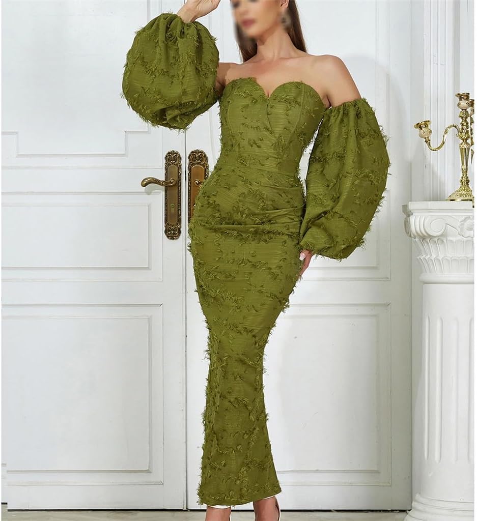 JSEIAJB High Waisted Skirt Sexy Breasted Long Crochet Slim Dinner Dresses for Women