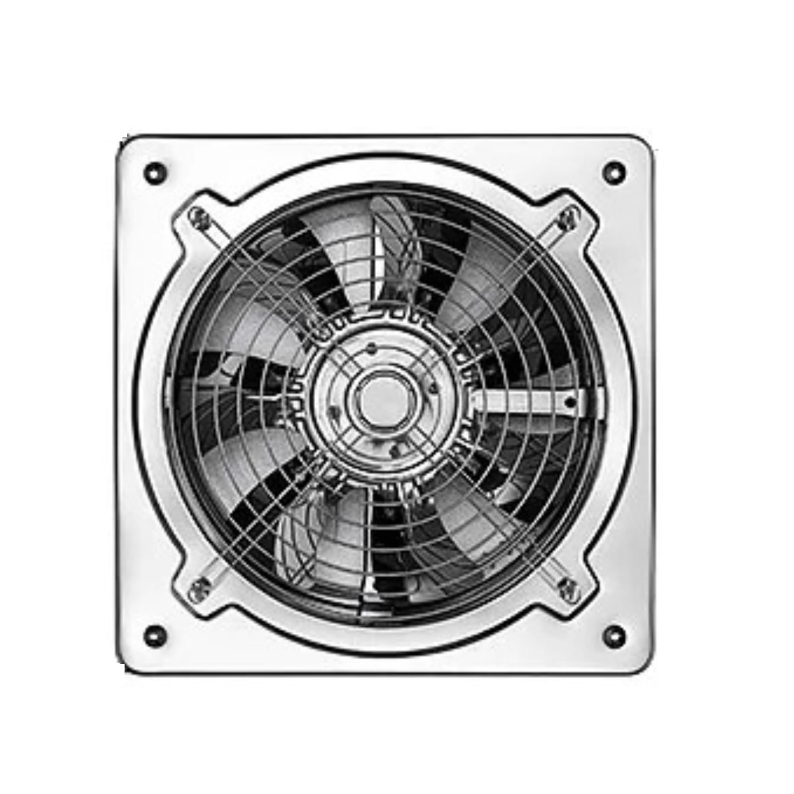 Exhaust Fan, Exhaust Fan Kitchen Oil Fume Bathroom Stainless Steel Ventilation Industry Range Hood(6 inch A)