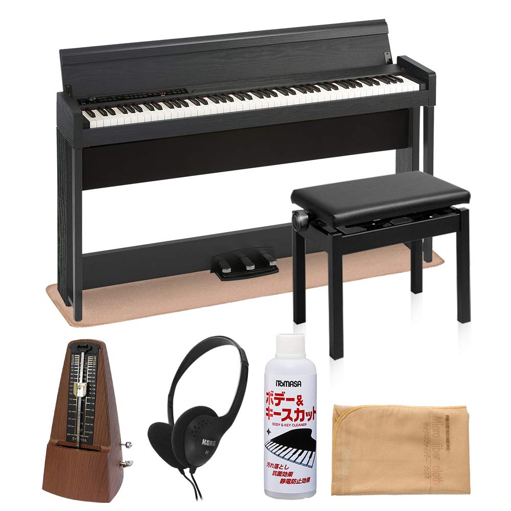 Amazon | KORG C1 Air WBK ウッデン・ブラック 木目調仕上げ 高低自在 