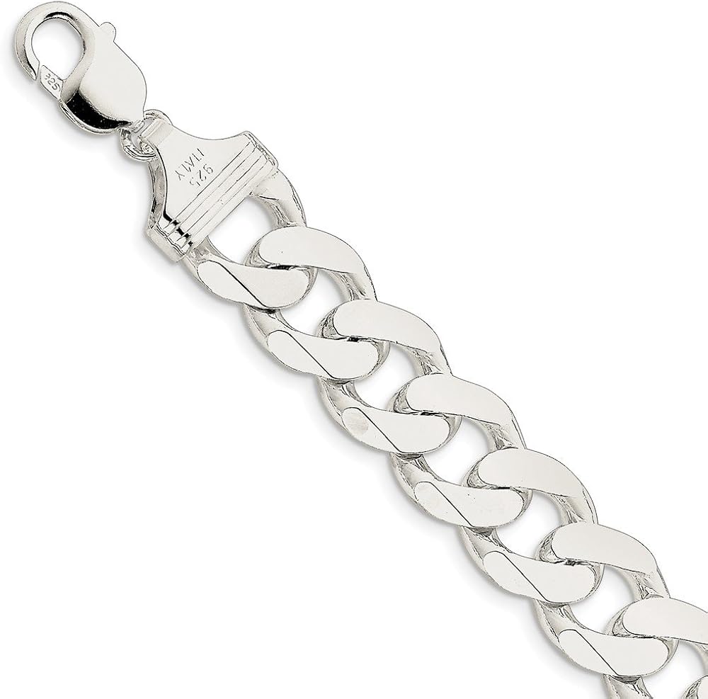 15mm Curb Cuban Chain Bracelet 