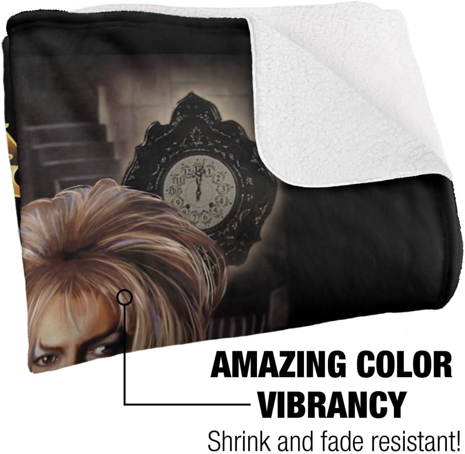 Labyrinth Blanket, 60"x80", Only Forever Silky Touch Sherpa Back Super Soft Throw Blanket