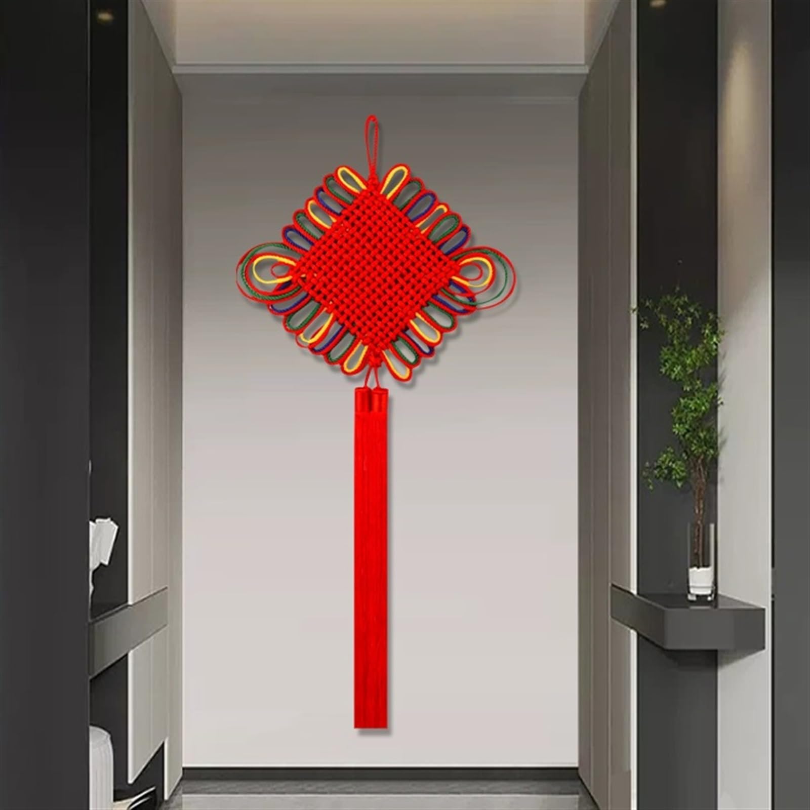 Nodo cinese, Ciondoli dell'anno lunare, Ciondoli di Capodanno, Decorazioni di buon auspicio del soggiorno, Nappe con nodi cinesi intrecciati a mano