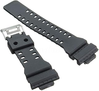 16mm Replacement Watch Band Strap for G-8900 GLS-8900 GR-8900 GW-8900 GD-100 GD-110 GD-120 GA-110 100 120 200 GA-150 GLS-100 GA-300 and Others Watches