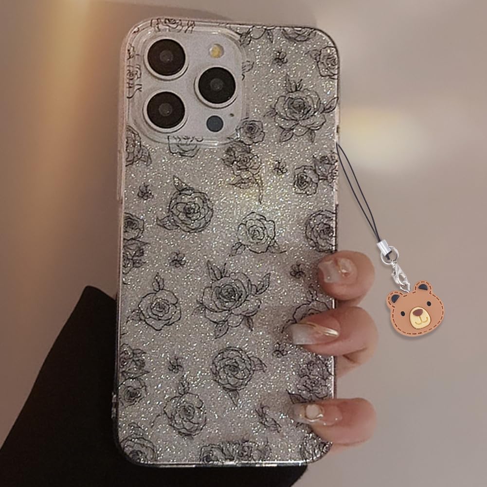 Mignon Résine Téléphone Breloques Sangle 8.5-9cm Ours Lapin Koala Champignon Abeille Fleur Pendentifs Porte Clés Décoration