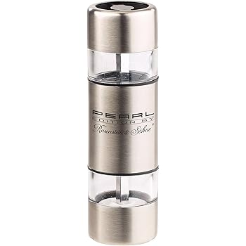 Rominox Geschenkartikel Mini Salz Pfeffermuhle Parum Dekorative Gewurzmuhle Klein Aber Fein Muhle Mit Zwei Getrennten Keramikmahlwerken Fur Salz Und Pfeffer Masse Ca 3 X 3 X 10 5 Cm Amazon De Kuche Haushalt