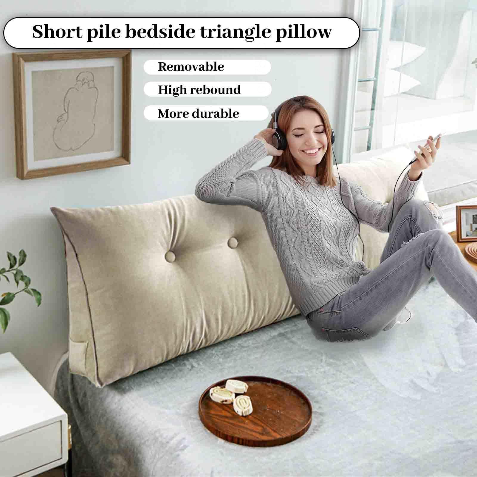 Coussin De Lecture Gifi Oreiller De Lecture Pour Lit - Soutien Lombaire Ergonomique - Coussin Dos Et Bras Pour Lire Ou Regarder La TV Soutien Dos Lombaire Lit