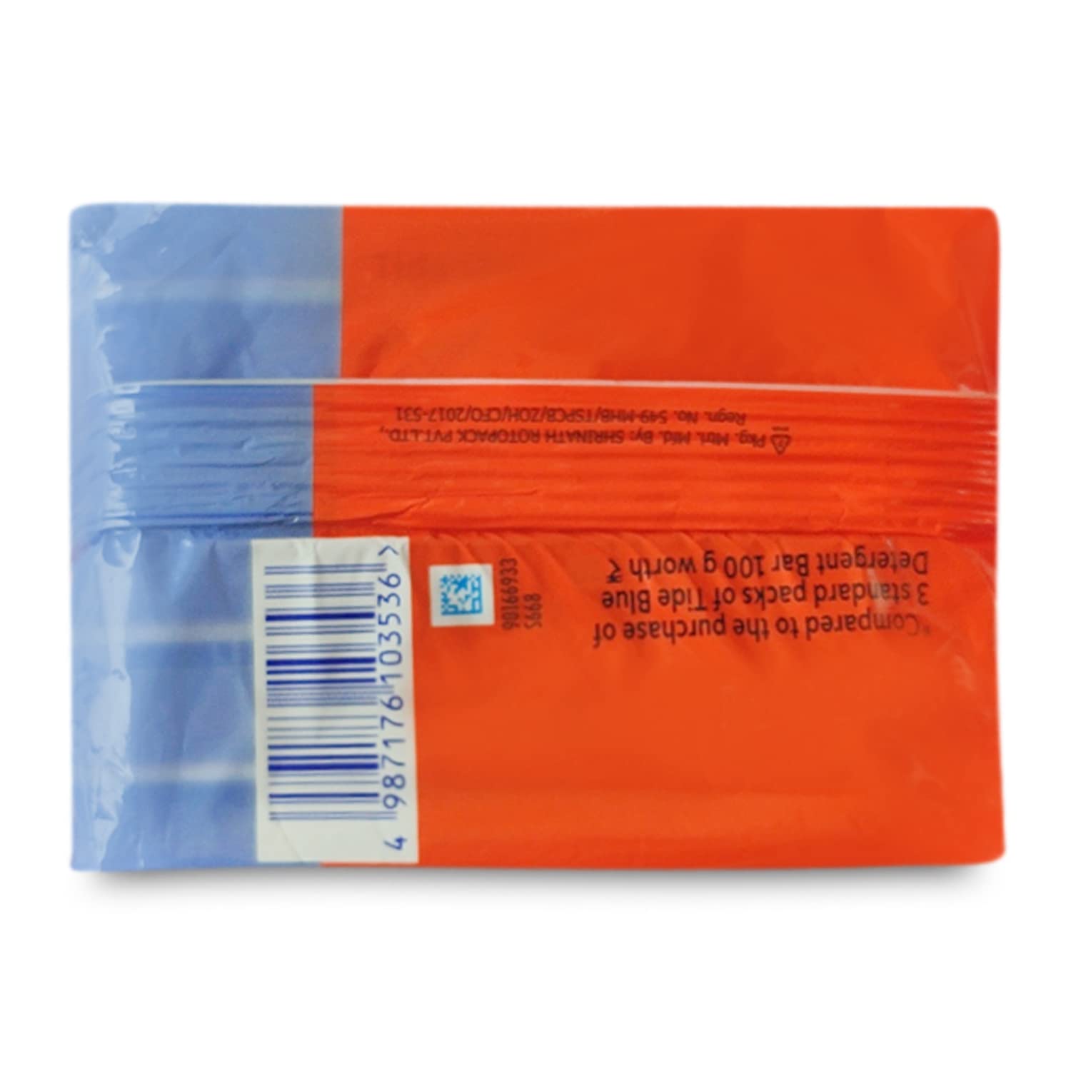 Tide Blue Detergent Bar Multipack (115G x 4) 3 + 1 Free 460 gm Bar - Image 5 thumbnail