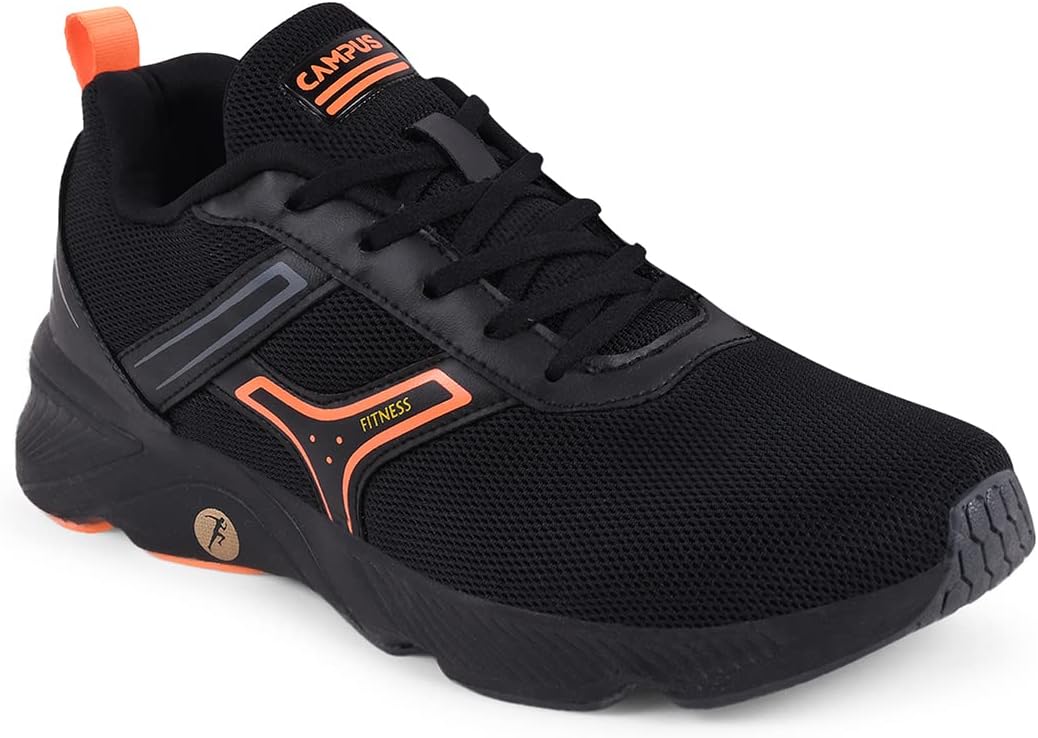 campus black running shoes