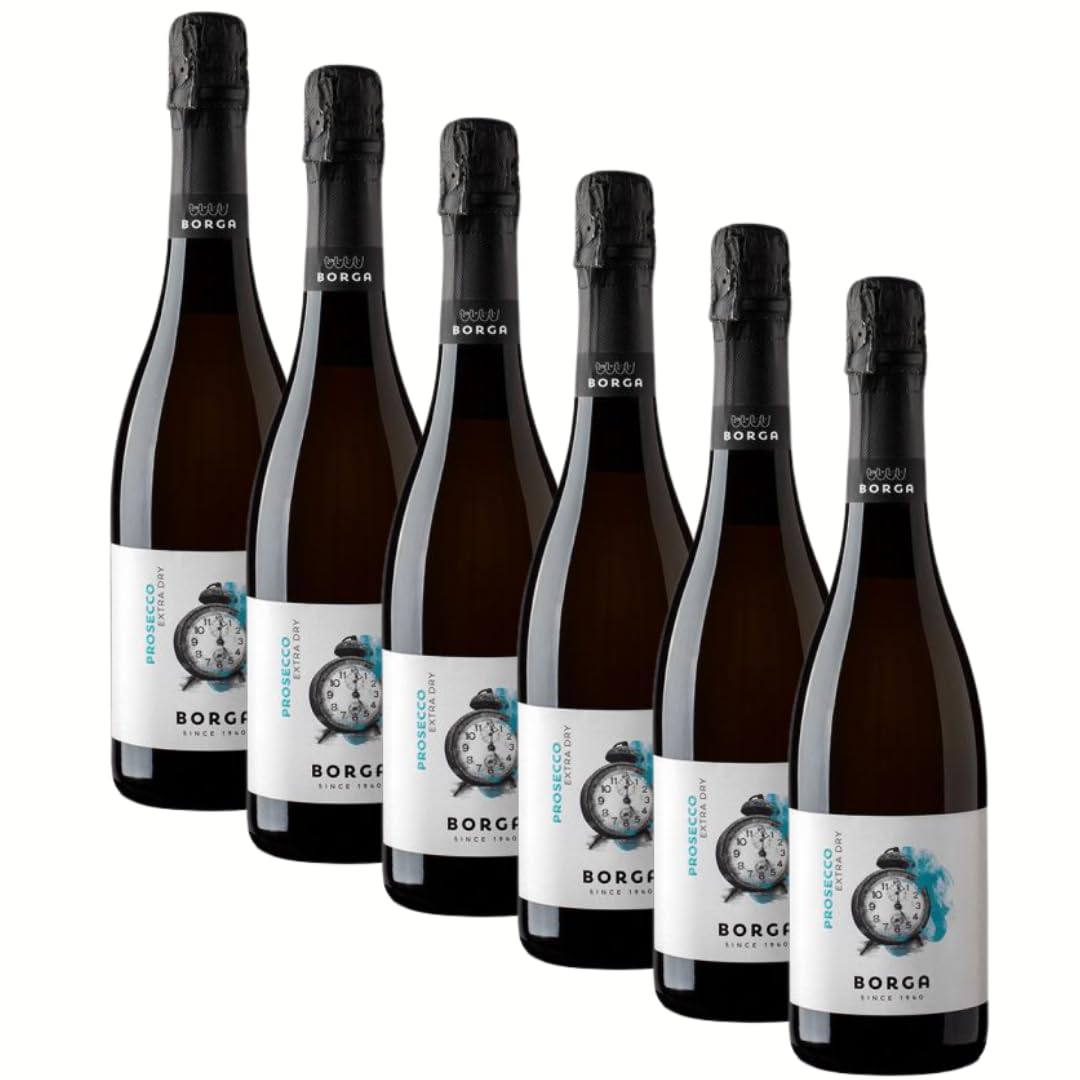 SUPER OFFERTA | Prosecco D.O.C. Millesimato Extra Dry | 100% Glera | Gusto Fresco con Note Fruttate | 6x750 ml