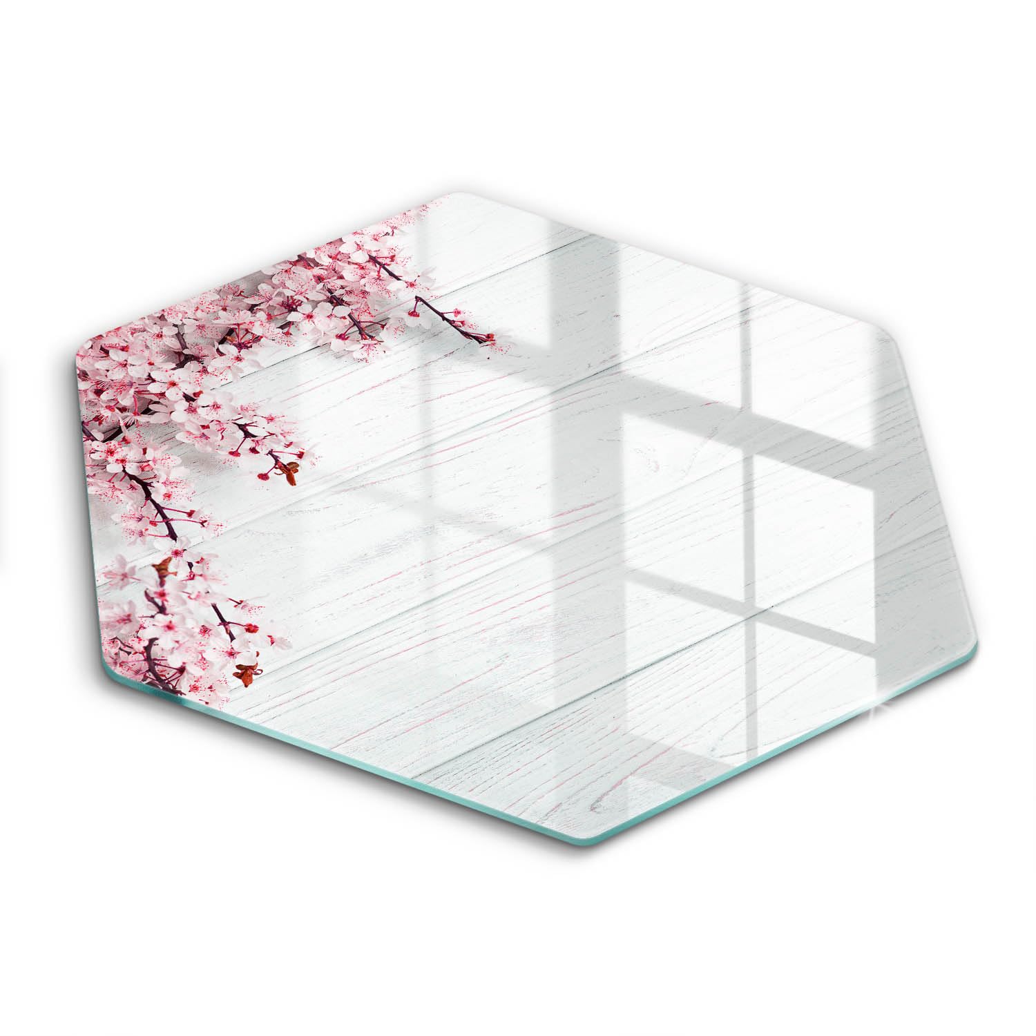 Planche à découper en matériau résistant de 40cm avec motif floral haut de gamme Wallfluent