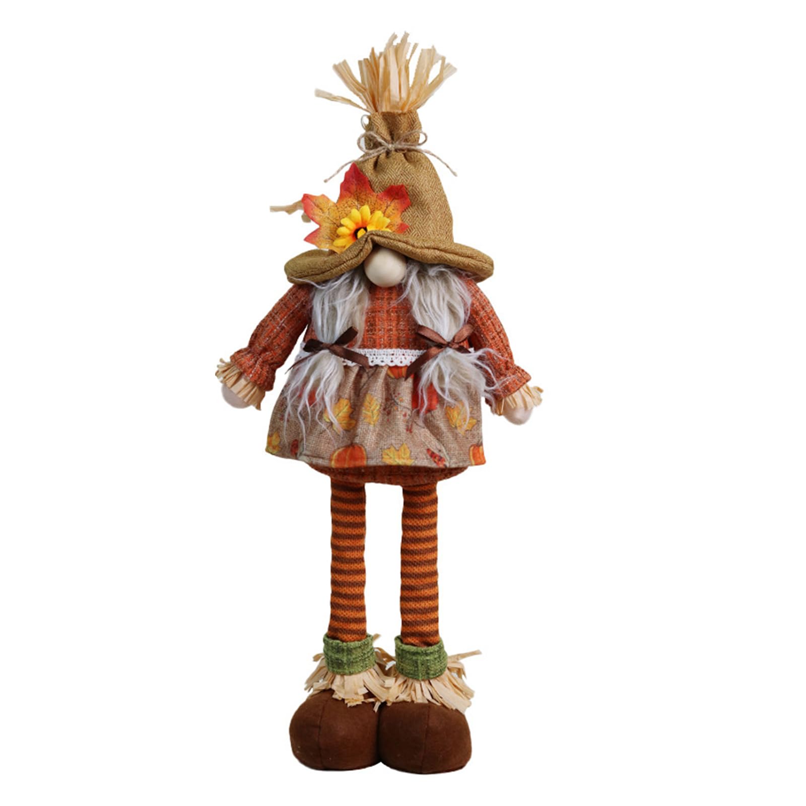 Hsioluted Thanksgiving Dolls Faceless Dolls Accessory Stuffed Gnomes Plush Ornaments Holiday Dwarf Thanksgiving Halloween Gnomes