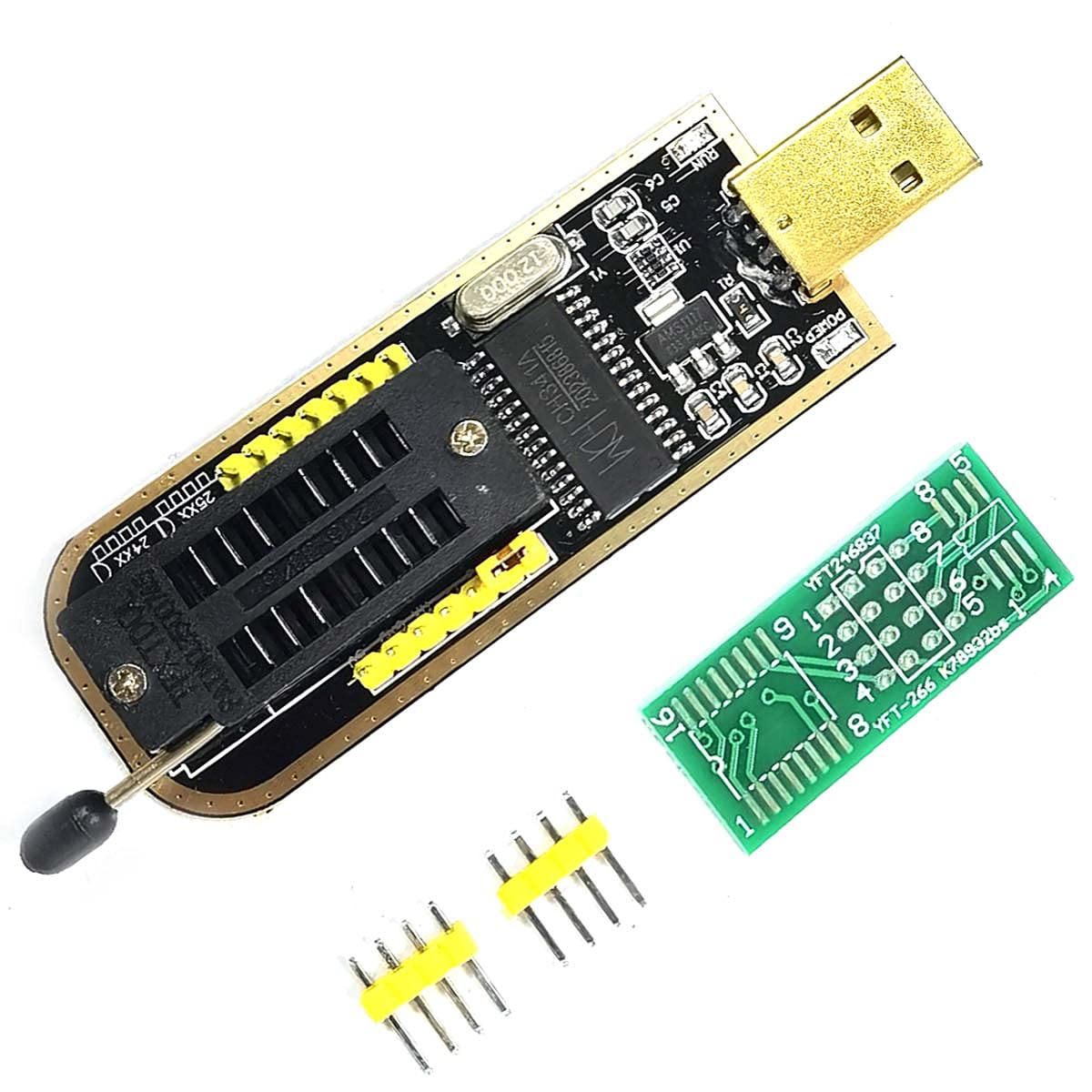Kiro&Seeu USB Programmer Module CH341A Series Burner STC Flash Chip 24 EEPROM BIOS LCD Writer 25 SPI Flash USB to TTL 5V-3.3V