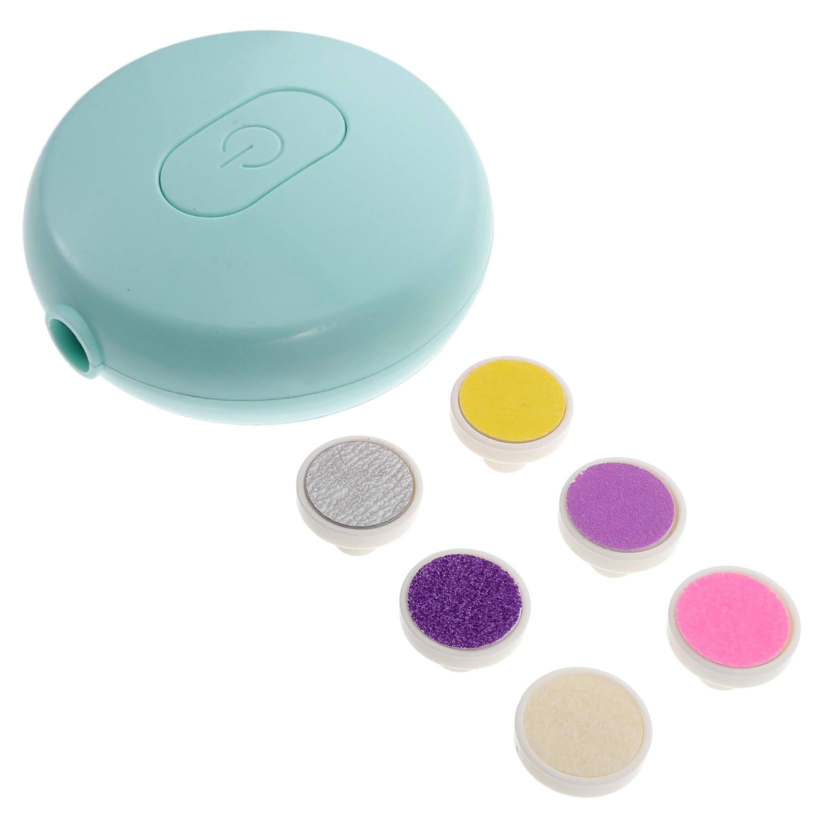 TOYANDONA Electric Nail Polisher Set Safe Trimmer Tool Manicure Kit Nail Polishing Accessory Portable