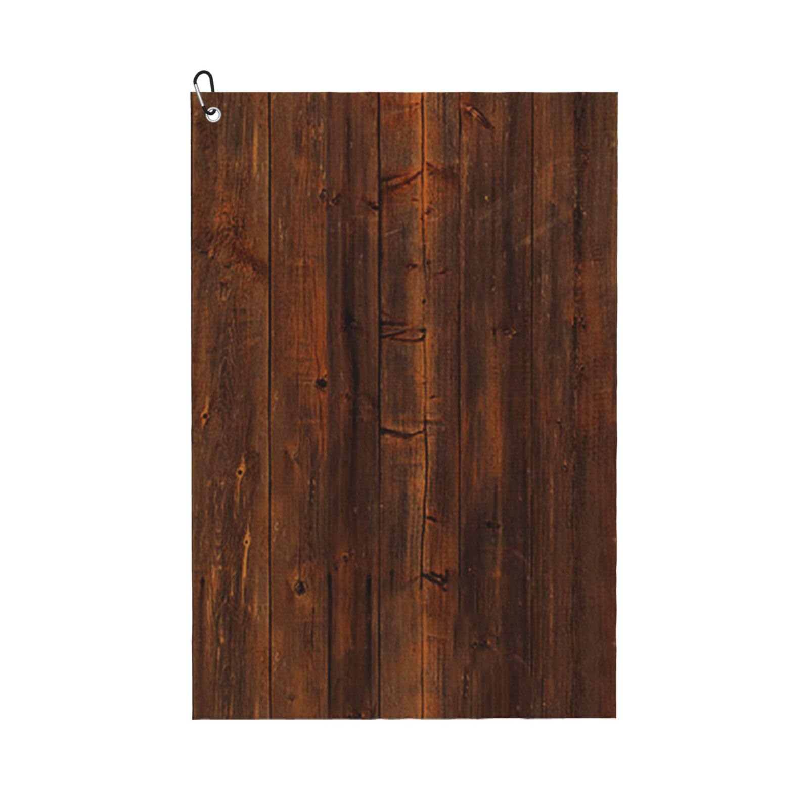Hnnkloy Rustic Shabby, 16x24 in Portable Waffle Golf Towels with Carabiner Clip for Golf Bag
