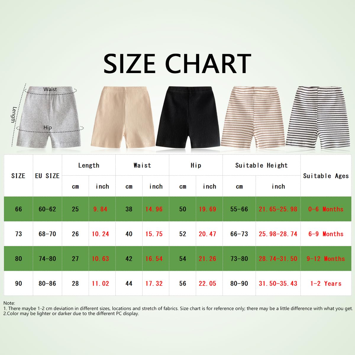 Lot de 3 Shorts en Coton pour Bébé Garçon Fille Short d'été Décontracté Pantalon Court à Taille Élastique Unisexe pour Nouveau-Né Tout-Petits 0 Mois-2 Ans Short de Loisirs