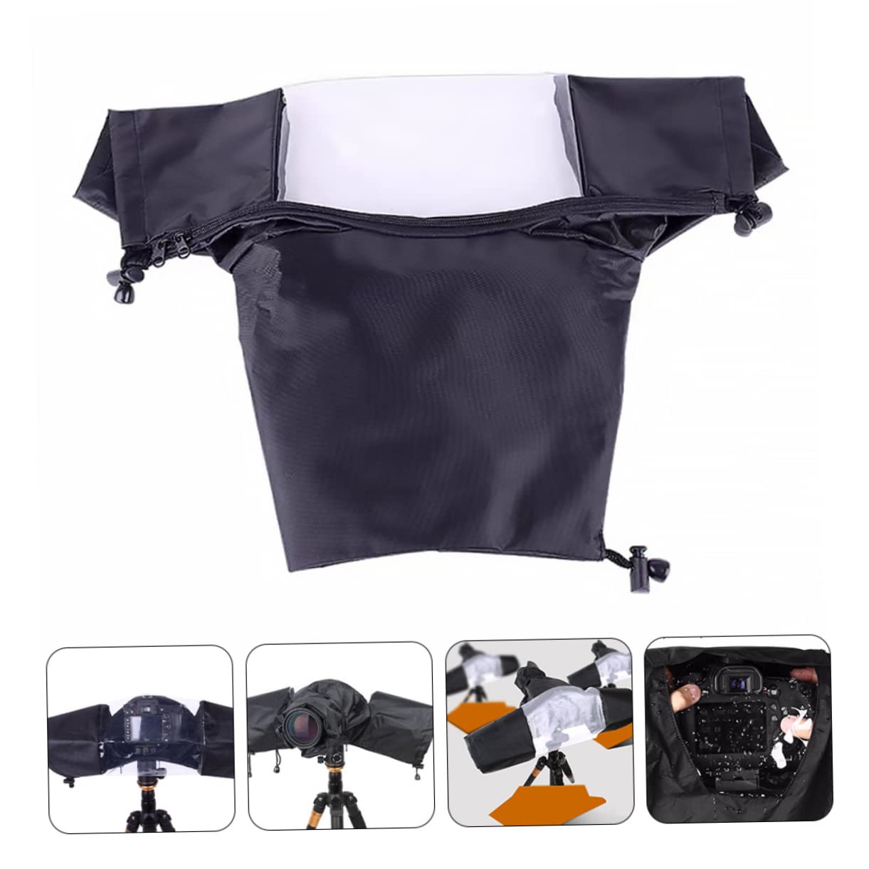 Mikikit Professional Camera Rain Hood Waterproof Camera Case for Rainproof Photography