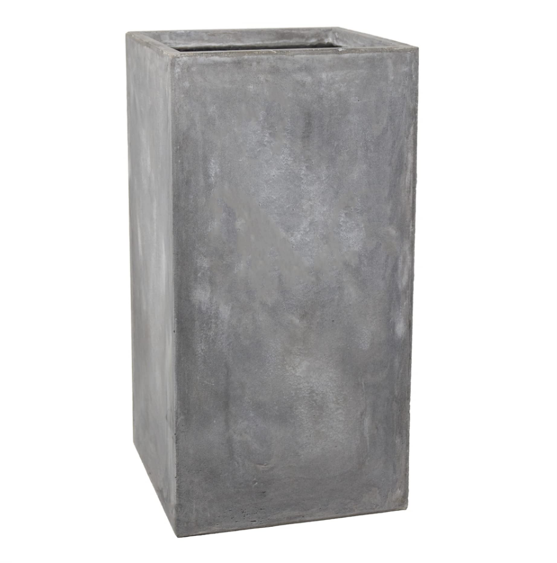 Primrose Large Garden Fibrecotta Cement Finish Outdoor Planter Tall Flared 70cm (27.6in)