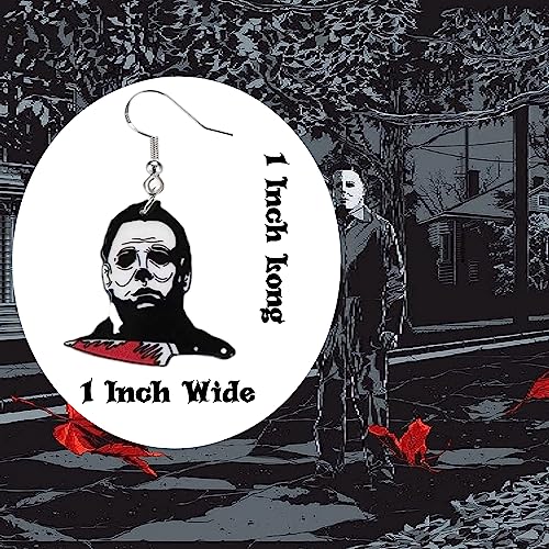 Super Cute Pair Of Serial Killer Earrings for Women, Halloween, Cosplay and More.2
