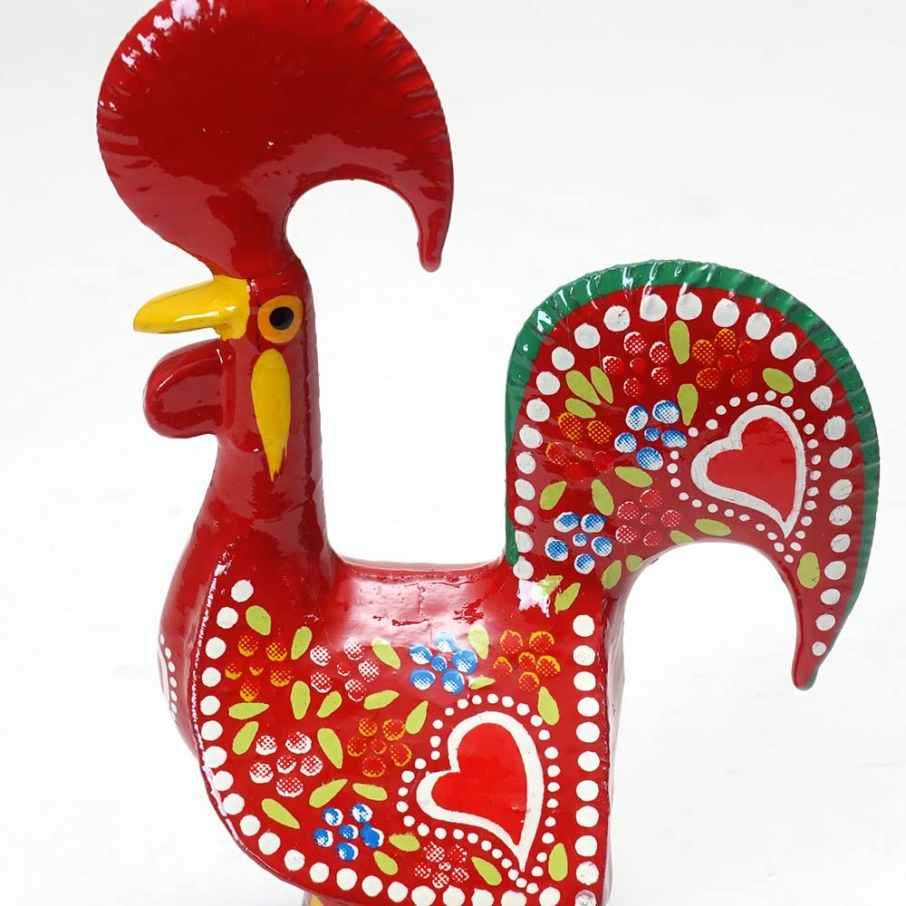 置物 バルセロス ガロ 雄鶏 おんどり 陶器製 ポルトガル 4羽セット ポルトガル ニワトリ 置物 バルセロスのおんどり ガロ 手描き