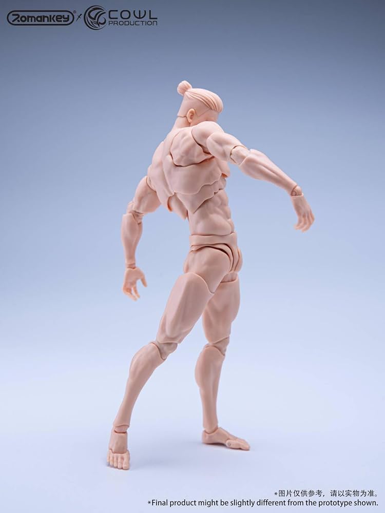 1/12 Romankey x COWL 超可動男性素体 (ホワイト) Amazon.co.jp: 「AC」 Romankey X COWL 1/12 超可動 壮健 男性