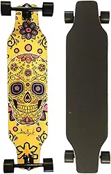 Skate Longboard Montado Completo Allyb - Skull Mexican